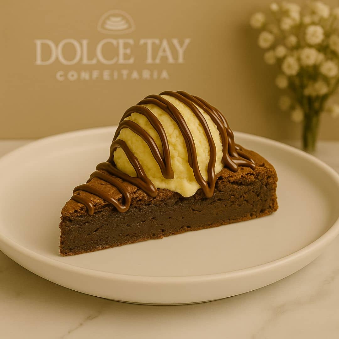 Brownie & Gelado finalizado com Nutella -3,70€